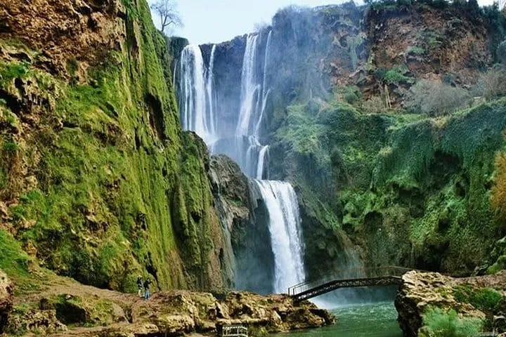 Bassins au pied des cascades d'Ouzoud