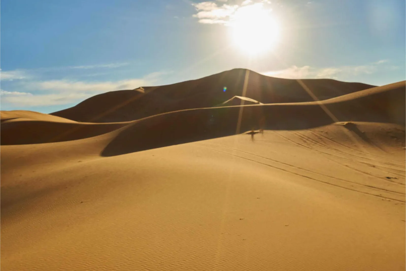 Excursion dans les dunes du désert au départ de Marrakech en 4x4